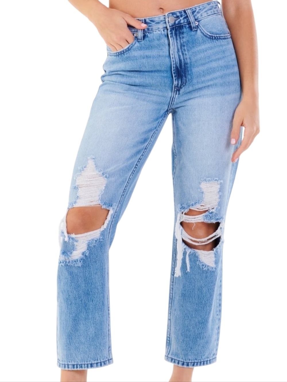 Dear John SZ 26 Jodi Straight Leg Distessed Jeans